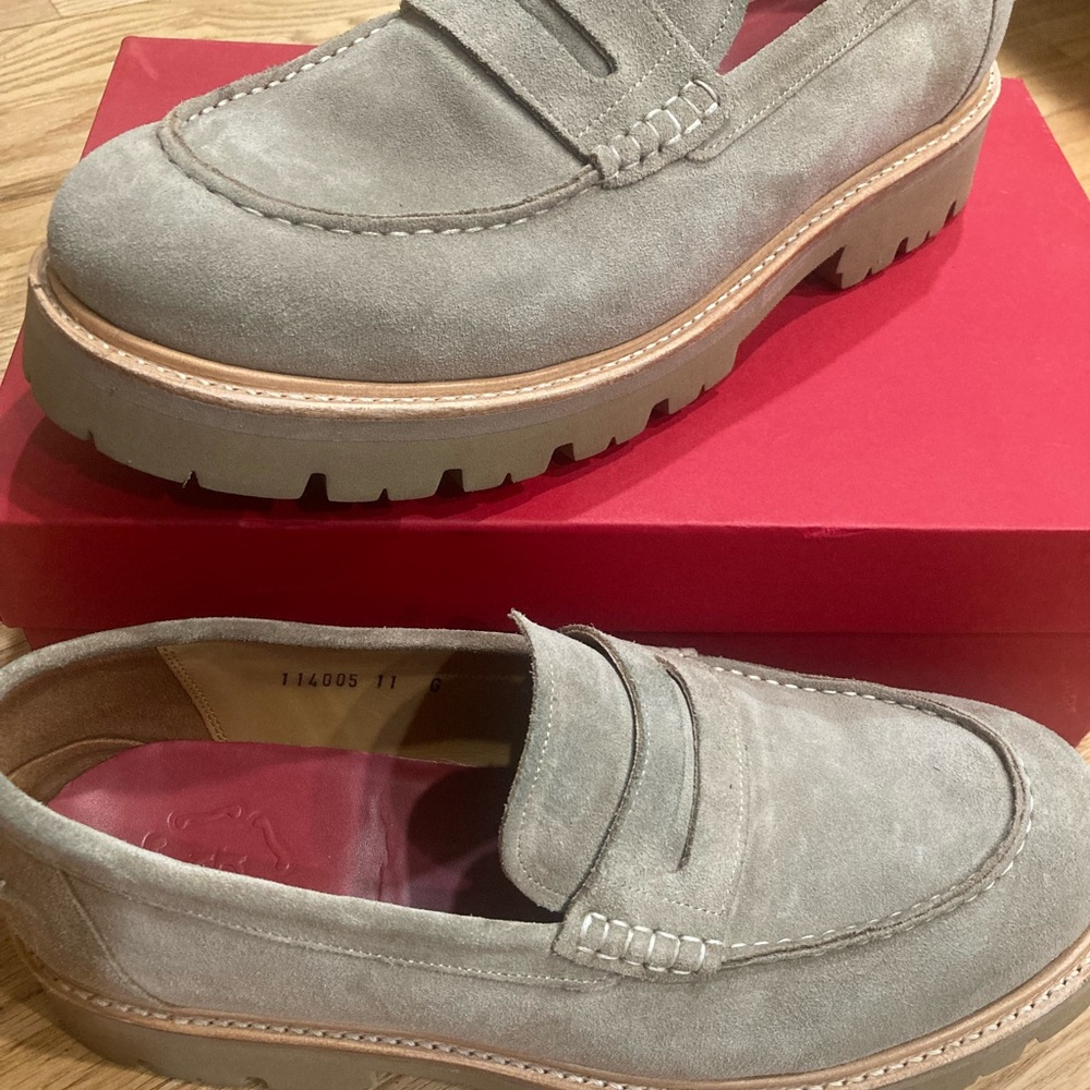 Grenson Lug Sole Penny Loafers